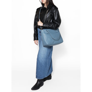 Borsa a spalla da Donna Lorena in Vera Pelle Made in Italy 26x39x13 cm