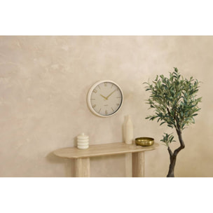 Horloge Yann D38cm blanc