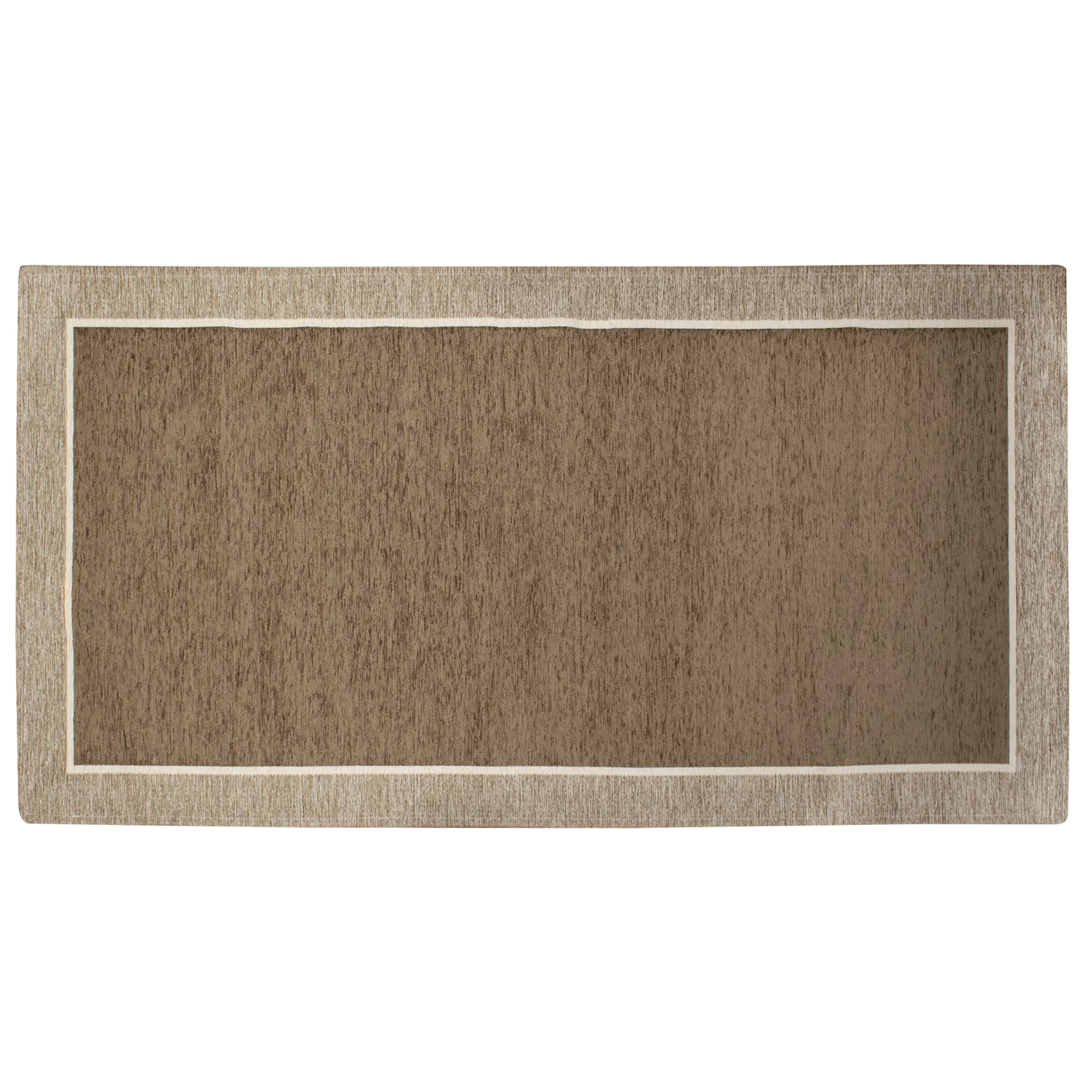 TAPPETO ARREDO DIS.ROMA FANGO SCURO 175x280 CM CON ANTISCIVOLO