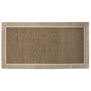 TAPPETO ARREDO DIS.ROMA FANGO SCURO 175x280 CM CON ANTISCIVOLO