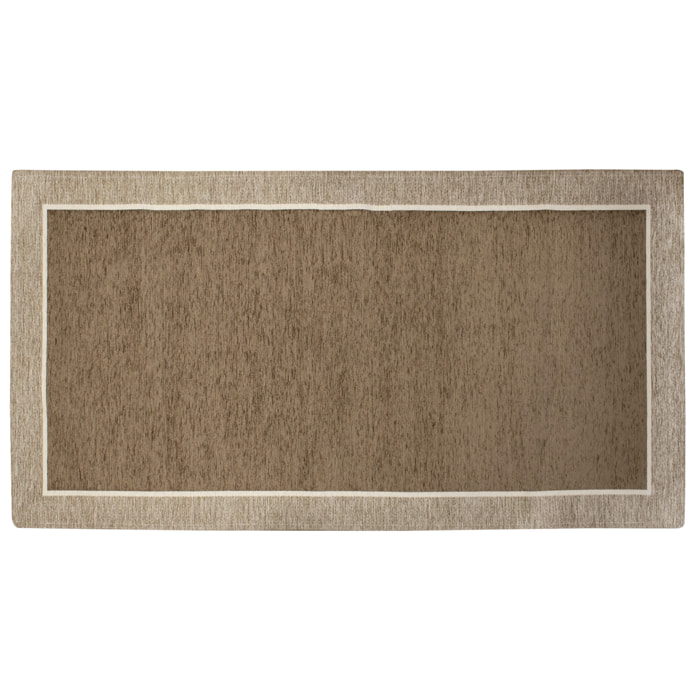 TAPPETO ARREDO DIS.ROMA FANGO SCURO 175x280 CM CON ANTISCIVOLO