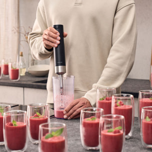 Mixeur plongeant sans fil, Kit de démarrage avec batterie