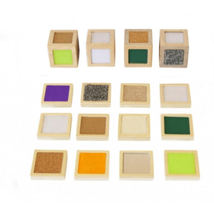 TEXTURES SENSORY CUBES - MEMORIA