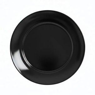 Set di 6 piatti da dessert neri 18 cm Apy - Luminarc