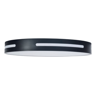 FORLIGHT Plafón LED Stylish 22.8W IP20 con Cambio de Temperatura de Color 3000K-6500K, Regulable ON-OFF, Acabado Negro