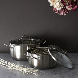 Faitout - COOK CONCEPT - 28 cm - Avec Couvercle en Verre