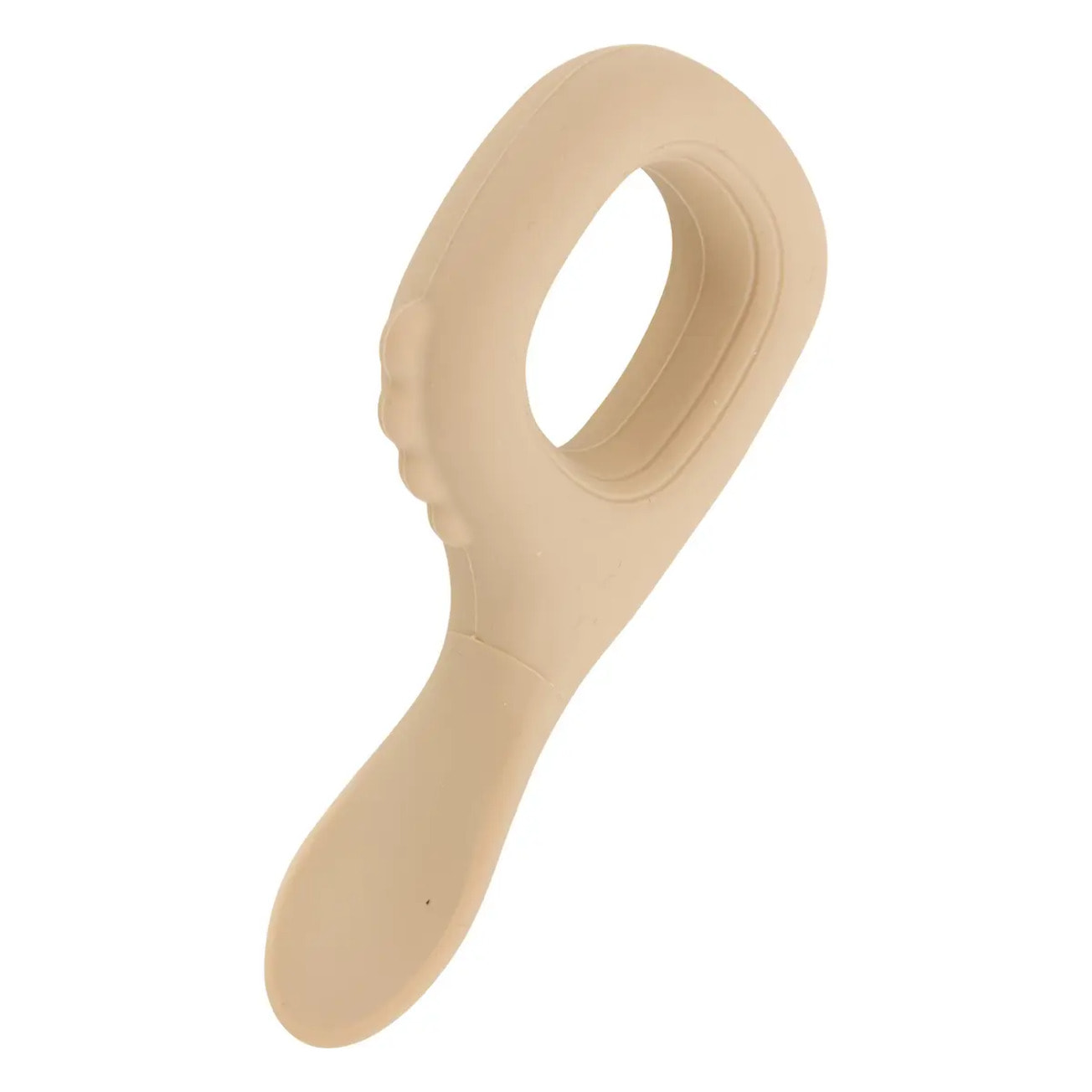 Set bavoir et cuillère Yum silicone beige
