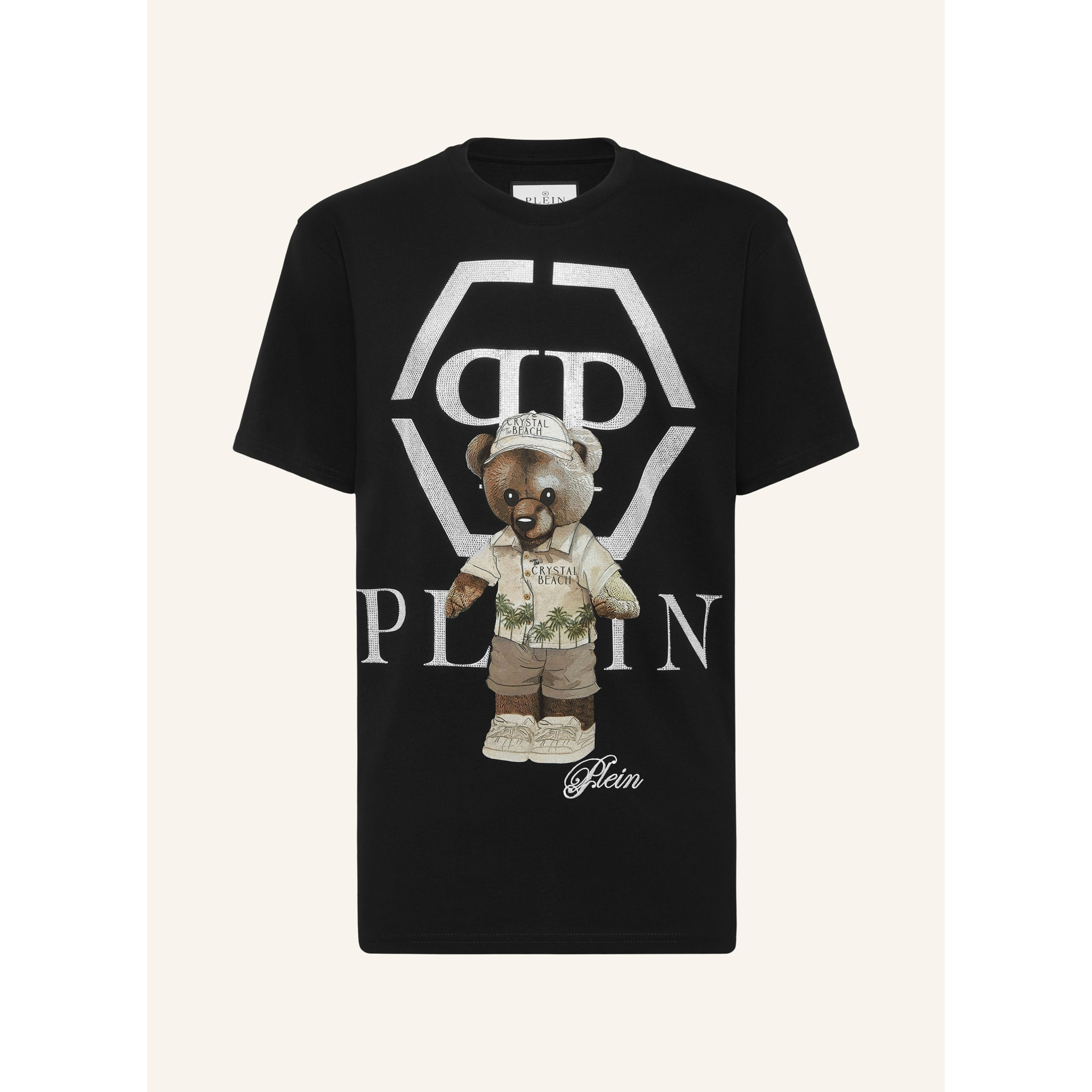 PHILIPP PLEIN T-shirt girocollo a maniche lunghe TEDDY
