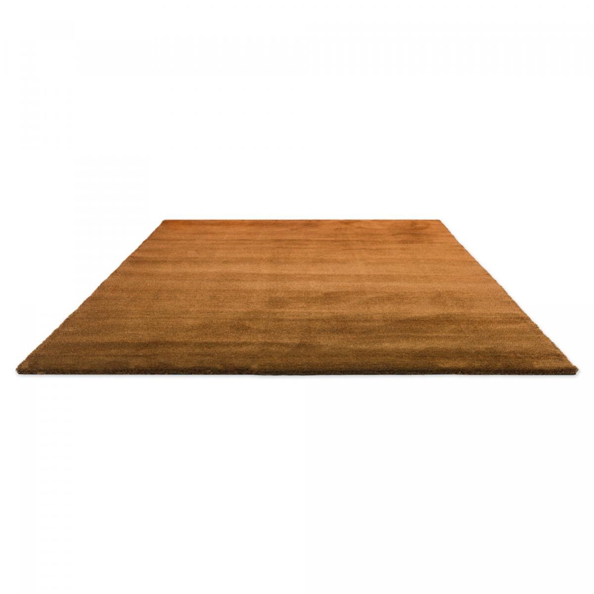 Tapis salon et chambre tufté en laine motif faux uni PIEL