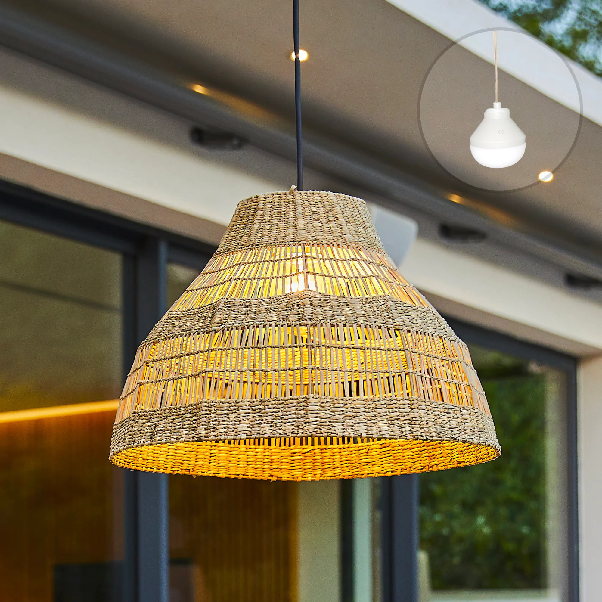 Suspension sans fil MERIDA RGB H34CM