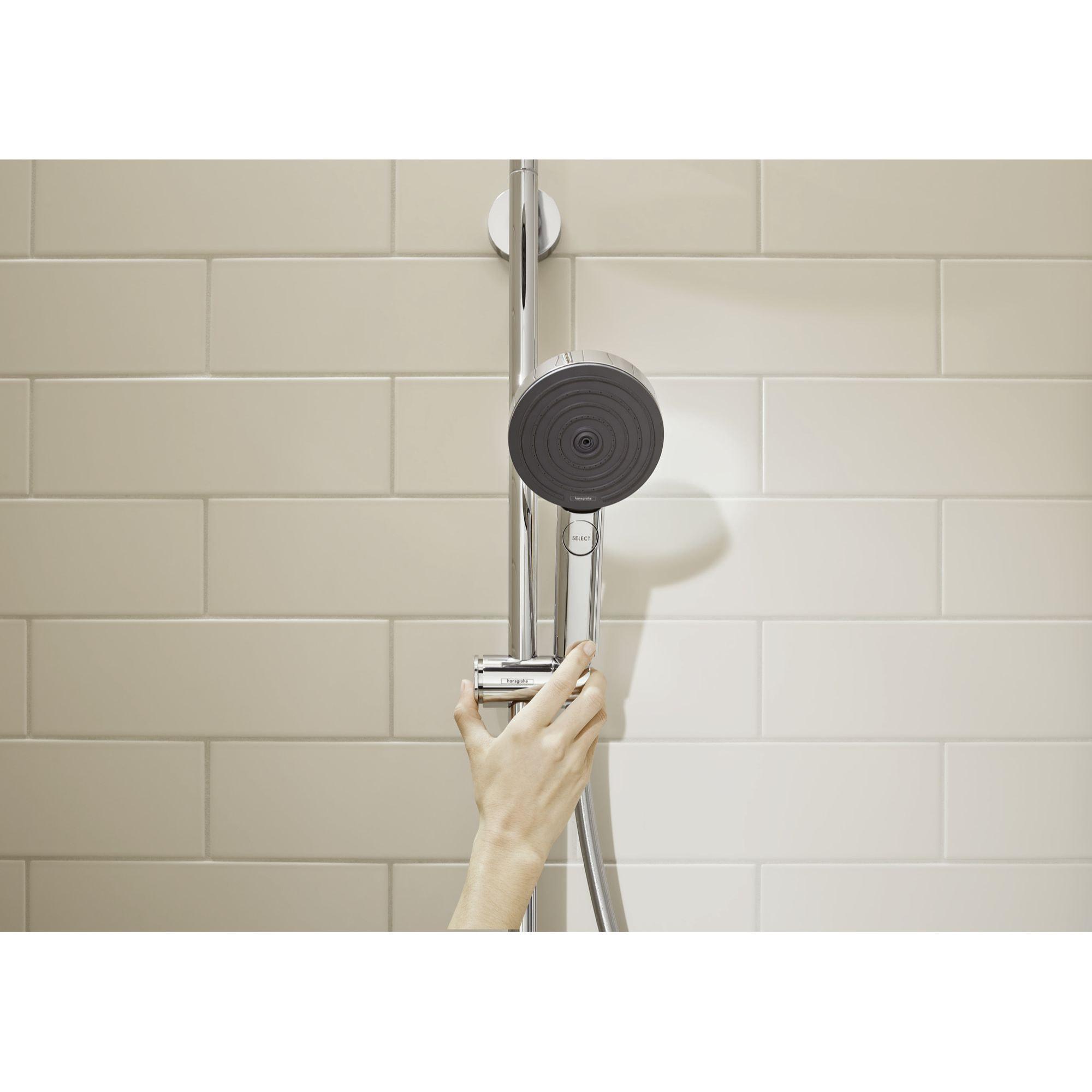 Colonne de douche 260 Pulsify S avec mitigeur thermostatique de baignoire ShowerTablet Select 400 chromé
