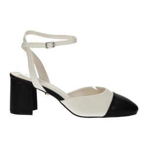 Décolleté sling back Donna Tata Italia Nero