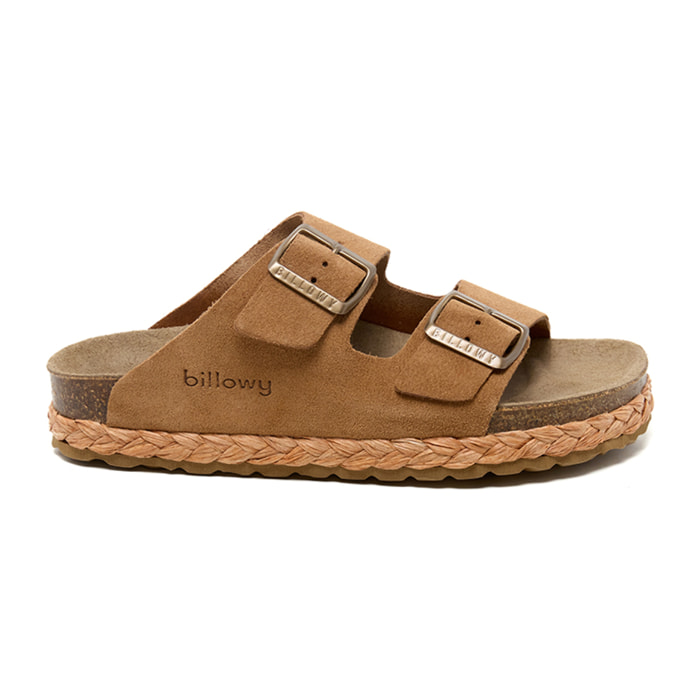 SANDALIA PLATAFORMA BILLOWY MARRON
