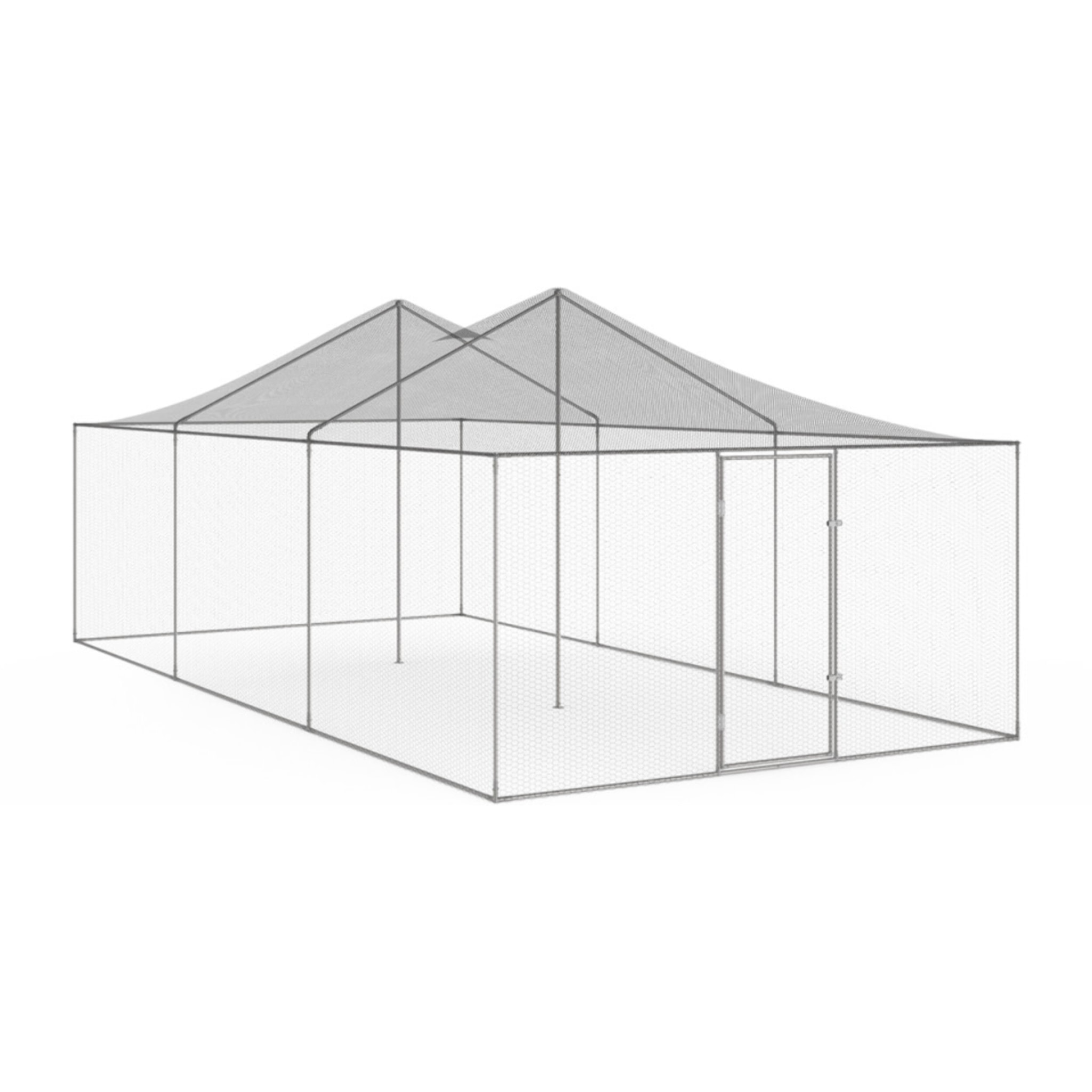 Volière grillagée 18m² - 6x3m