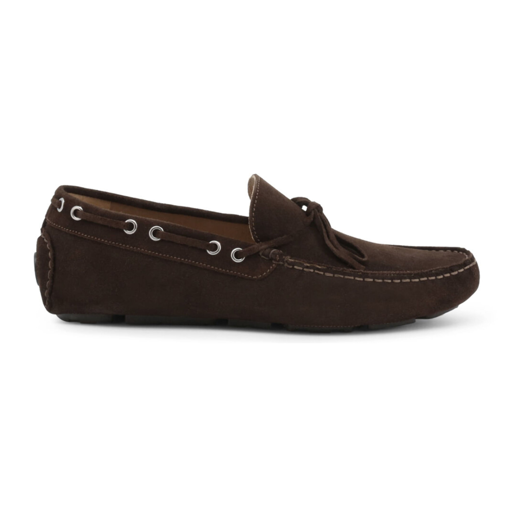 Zapatos Náuticos para Hombre - Duca di Morrone Edoardo Suede Dark Brown