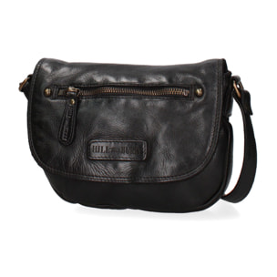 Borsa a tracolla  da uomo In Vera pelle Made in Italy 21x17x4,5 cm