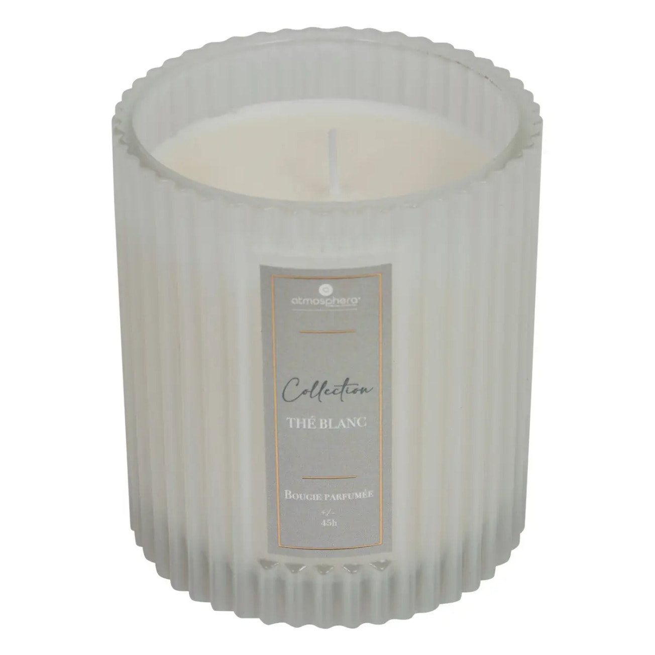 Bougie parfumée Albie 290g pot verre thé