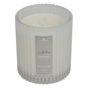 Bougie parfumée Albie 290g pot verre thé