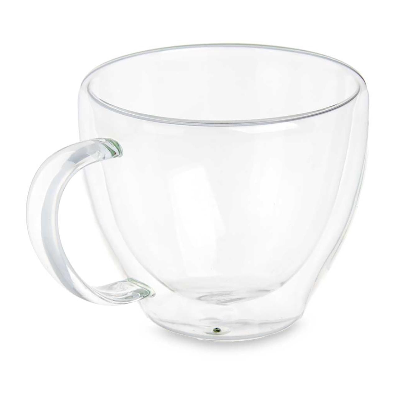 PACK 6 TAZAS CAFE BOROSILICATO dobnle pared 140 ML