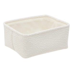 Lot de 2 paniers bouclette rectangulaires