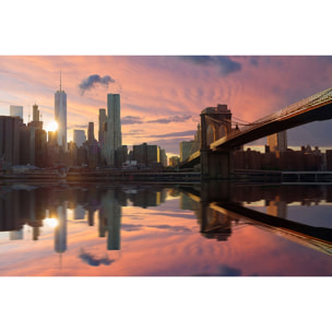 Tableau new york hudson river manhattan Tableau plexiglas