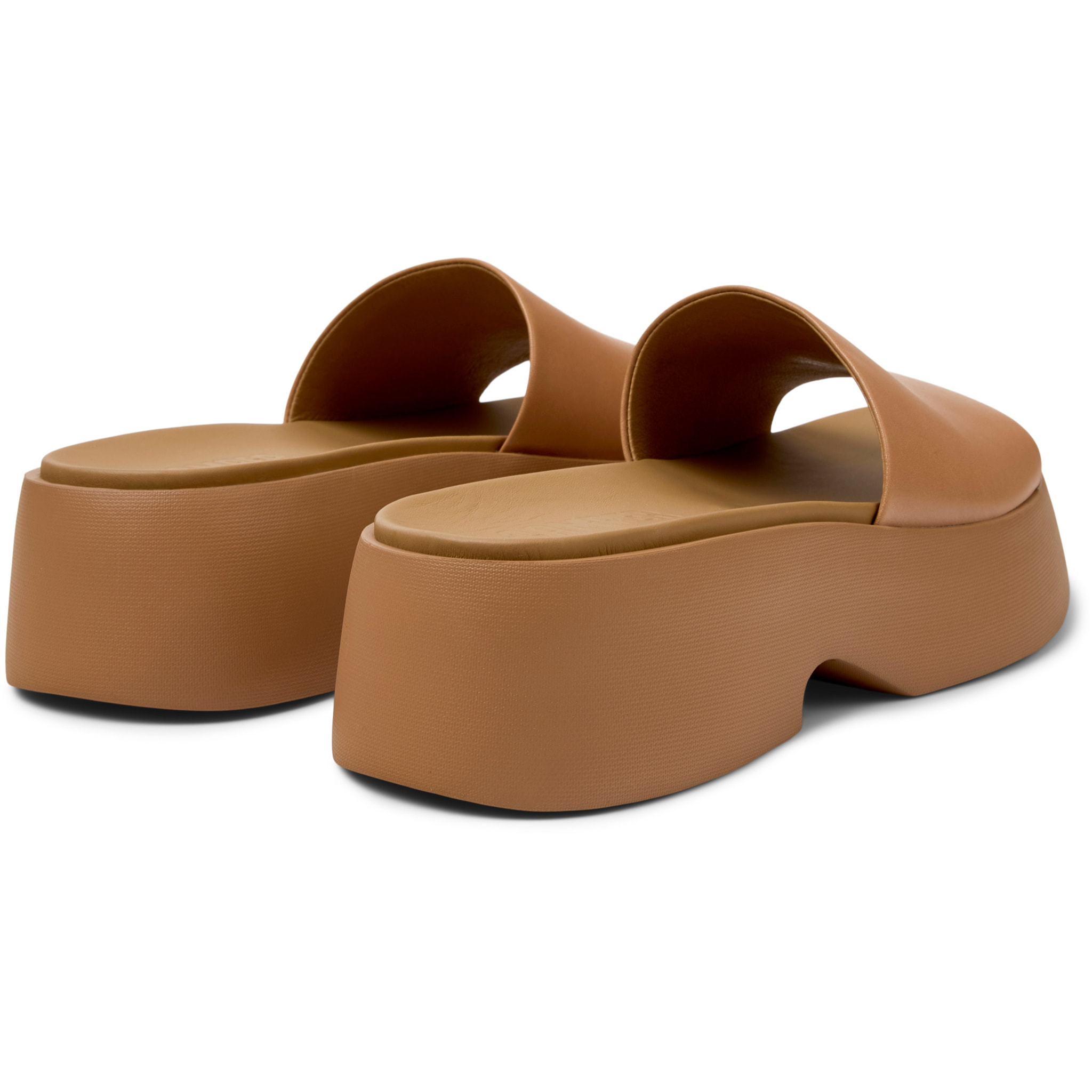 Sandalias - CAMPER Tasha - Beige - Cuero liso