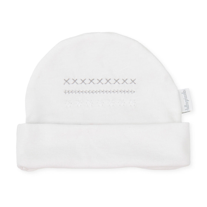 Gorro y manoplas - Blanco Óptico