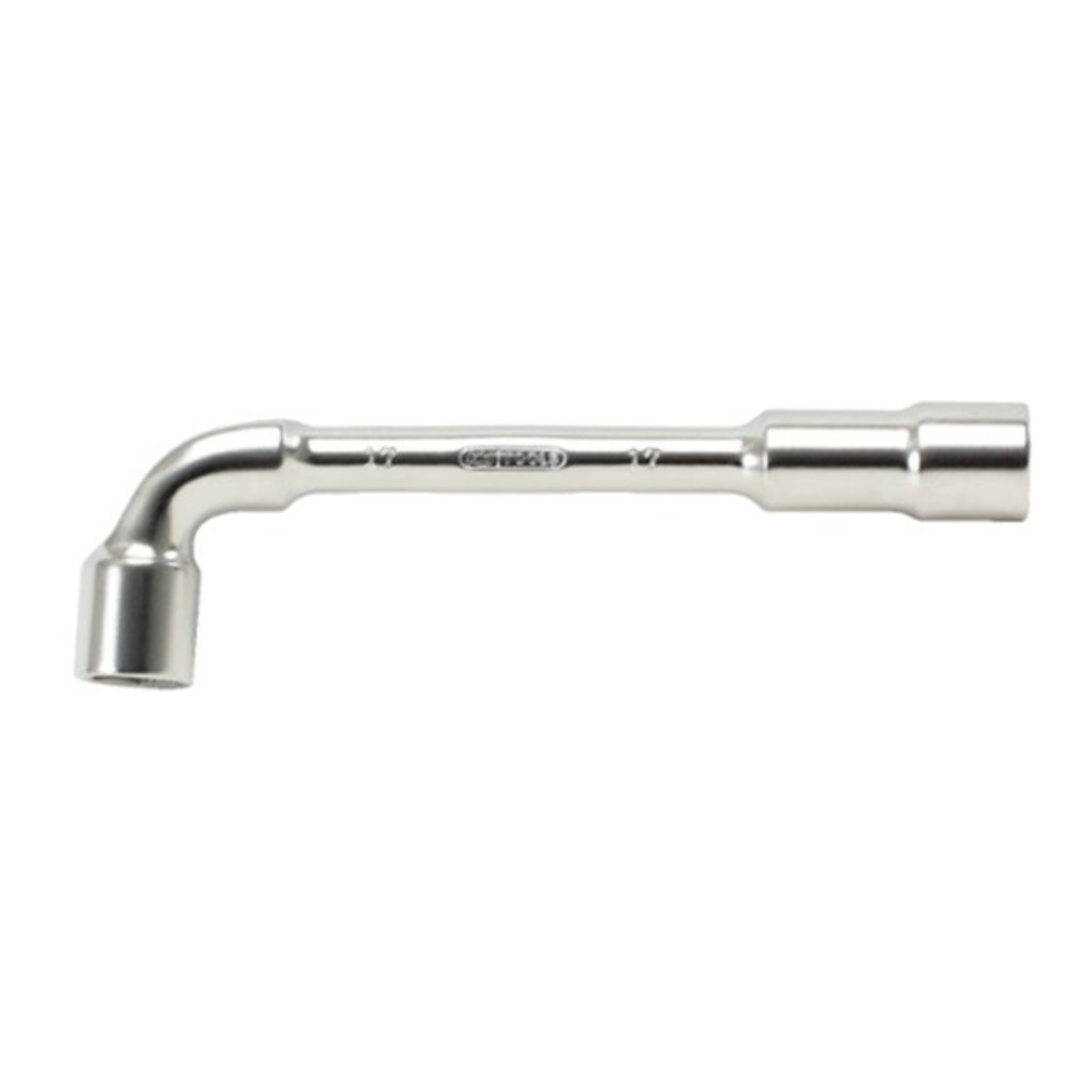Clé à pipe débouchée chrome mat 6x6 pans - 23 mm - KS TOOLS - 517.0423
