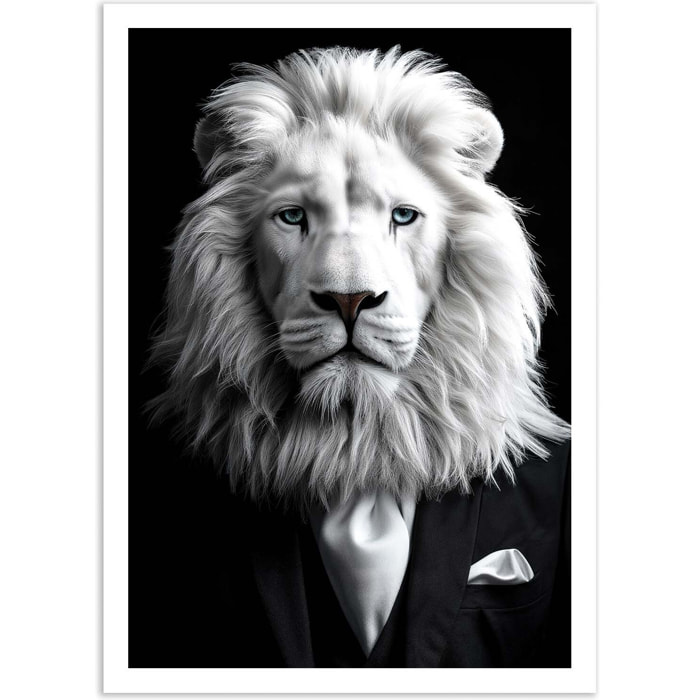 Affiche - White Lion Wild Suits - Philippe Hugonnard