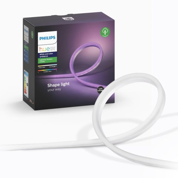 Ruban LED PHILIPS HUE W&C Lightstrip 2m Ext