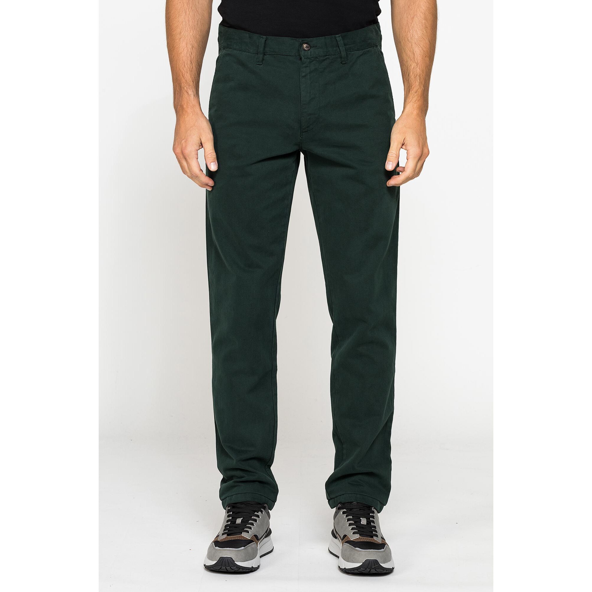 CHINO MOD. 610 REGULAR FIT IN GABARDINA PESANTE