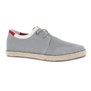 Armata di Mare Scarpe Uomo Espadrillas Stringate con Soletta Comfort AMU S24N523 Grey