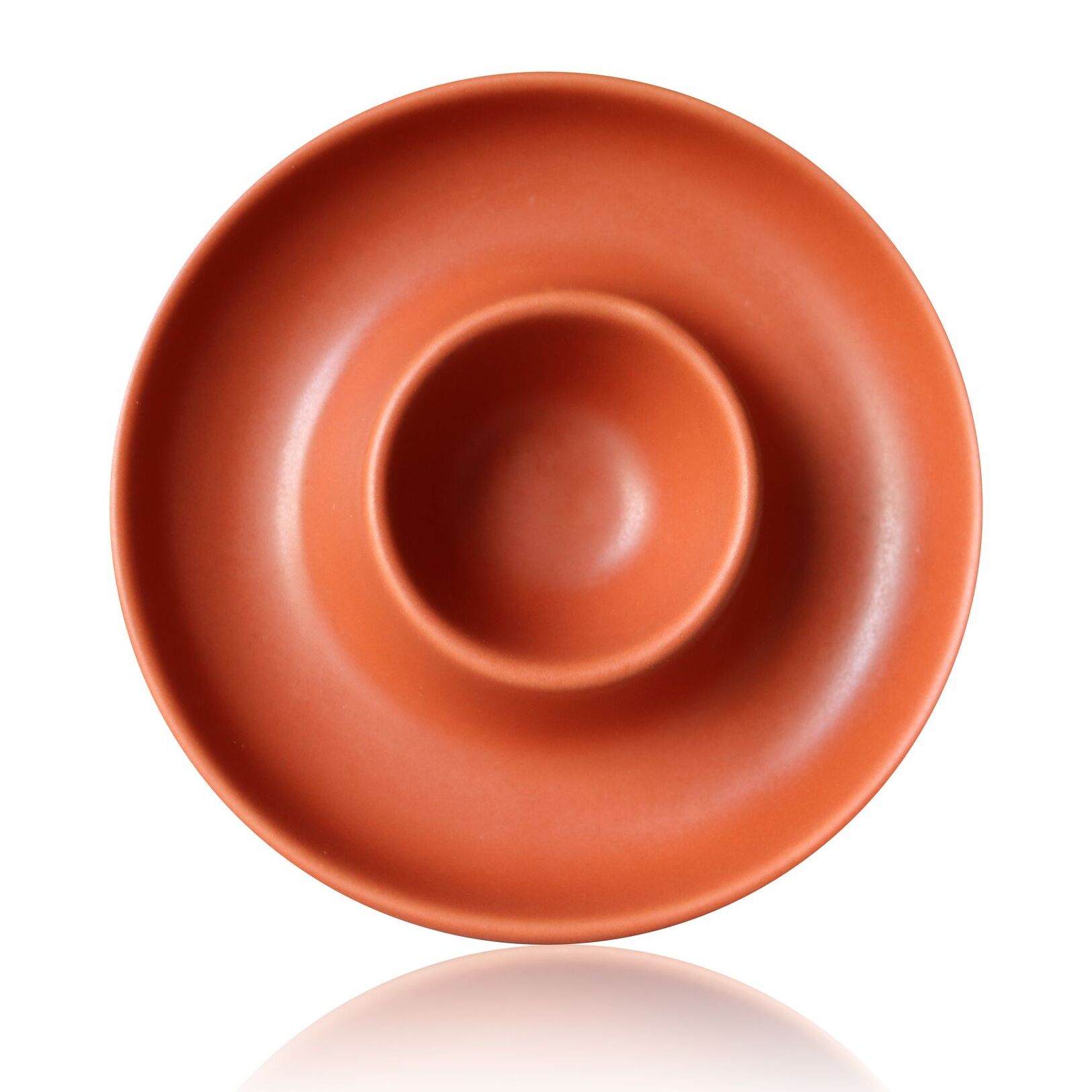 Coquetier en grès paprika  OUTO