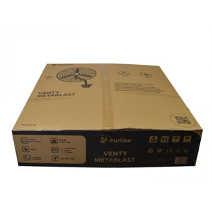 Ventilador Industrial de pared 230W con aspas de aluminio VENTY METABLAST PURLINE