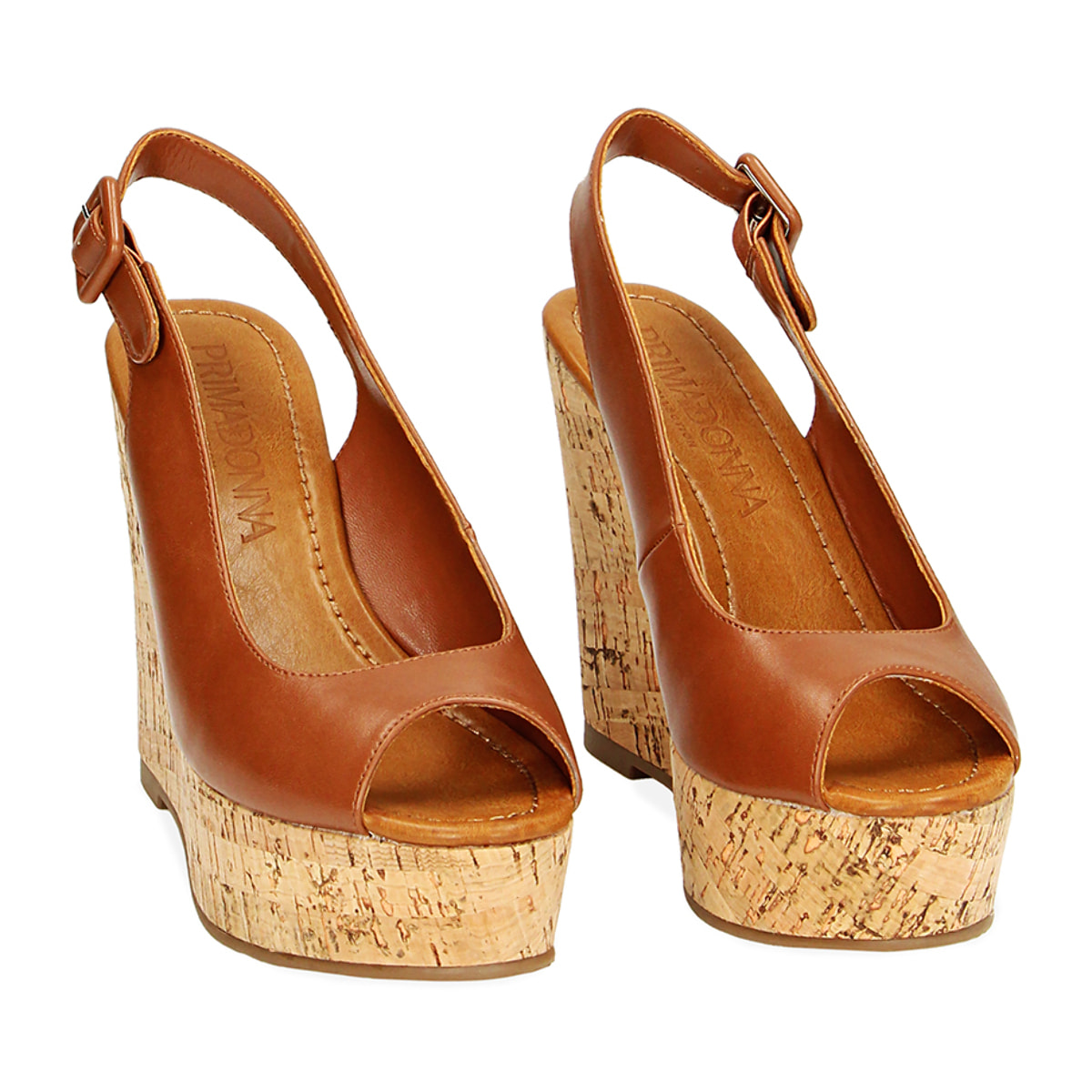 Cuñas de mujer marrones