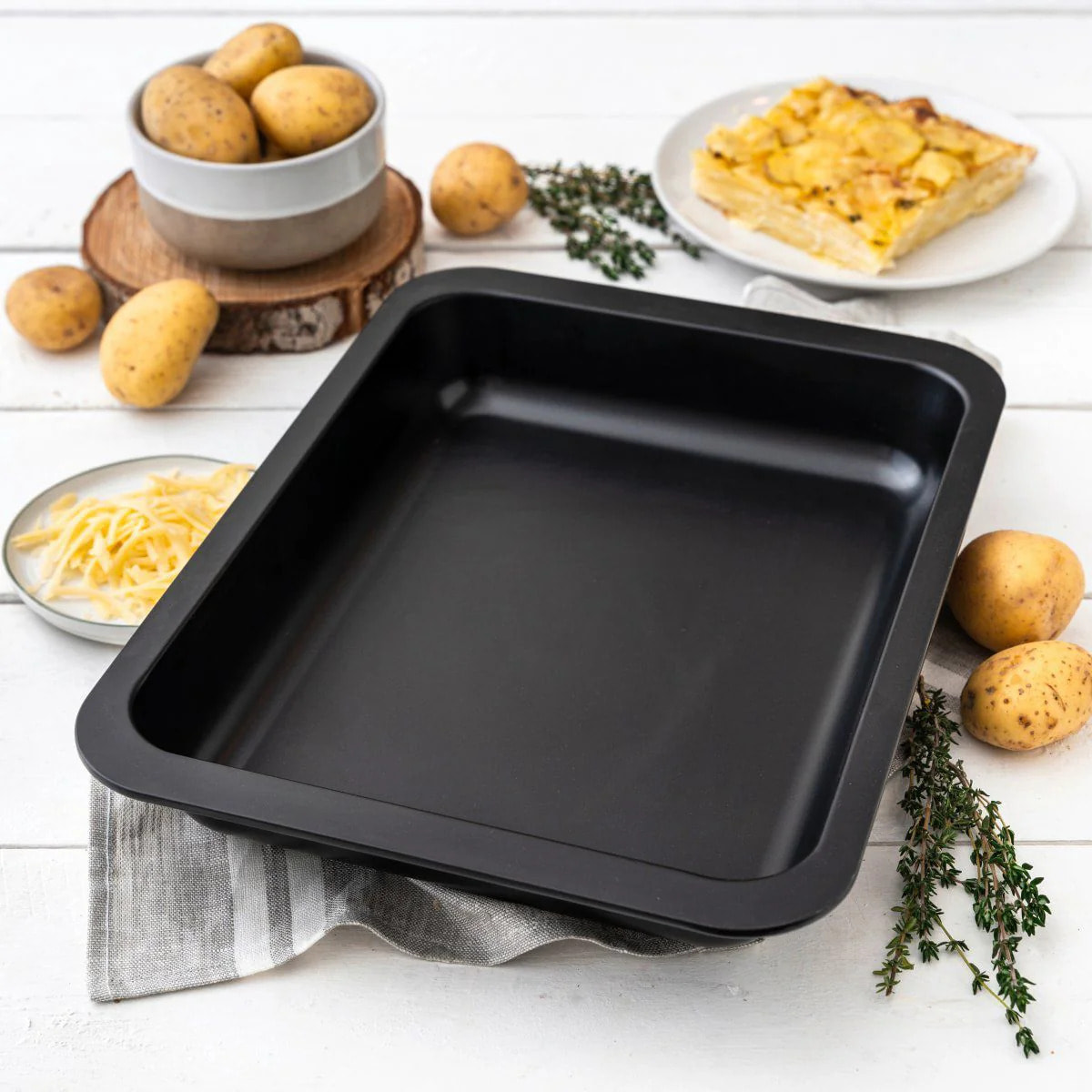 Ensemble de 2 plats de cuisson four rectangulaires 37 x 27 cm et 28 x 23 cm Zenker Special Cooking