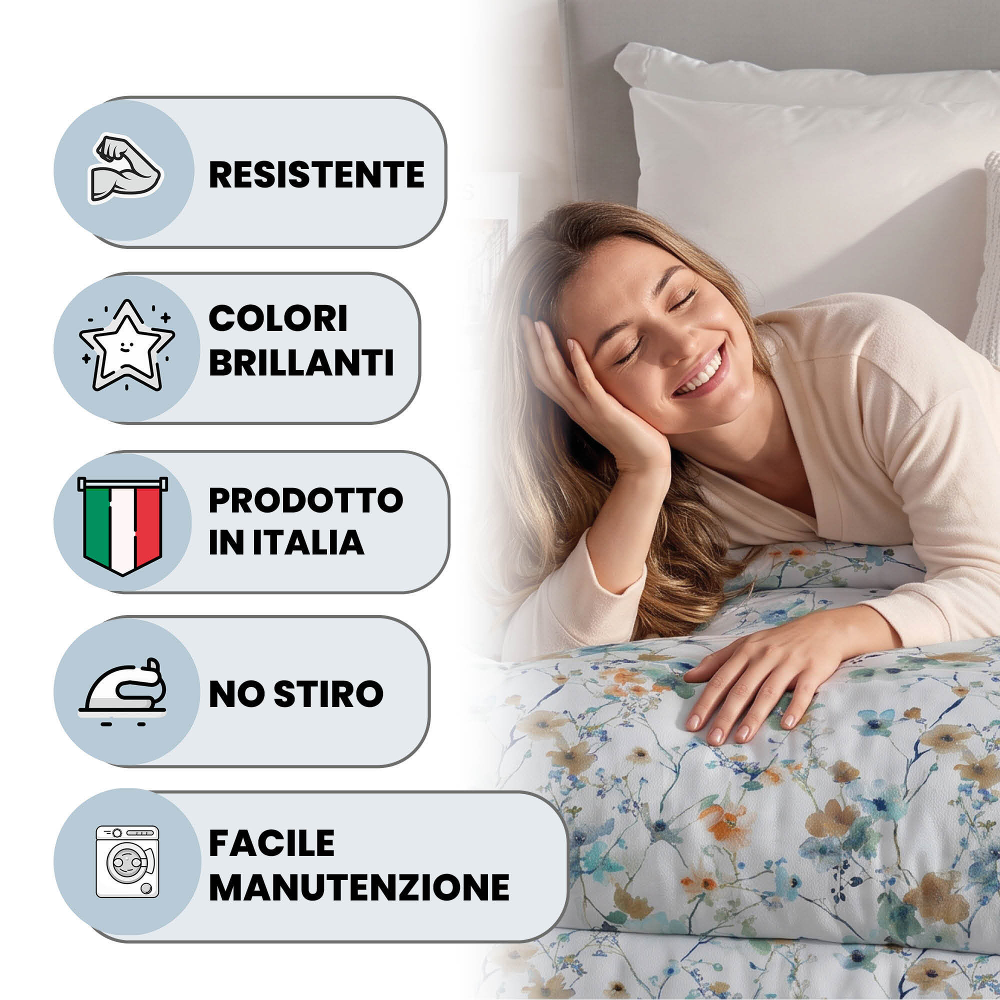 TRAPUNTA INVERNALE KARMA - 300 gr - 100% Microfibra - Made in Italy