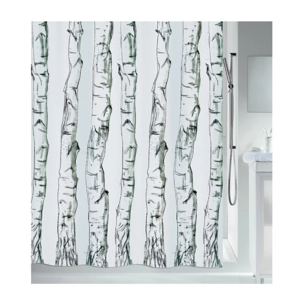 Rideau de douche Polyester BOIS 240x180cm Spirella