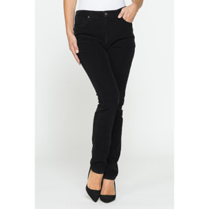 PANTALONE CINQUE TASCHE COMFORT FIT IN VELLUTO STRETCH 1000 RIGHE