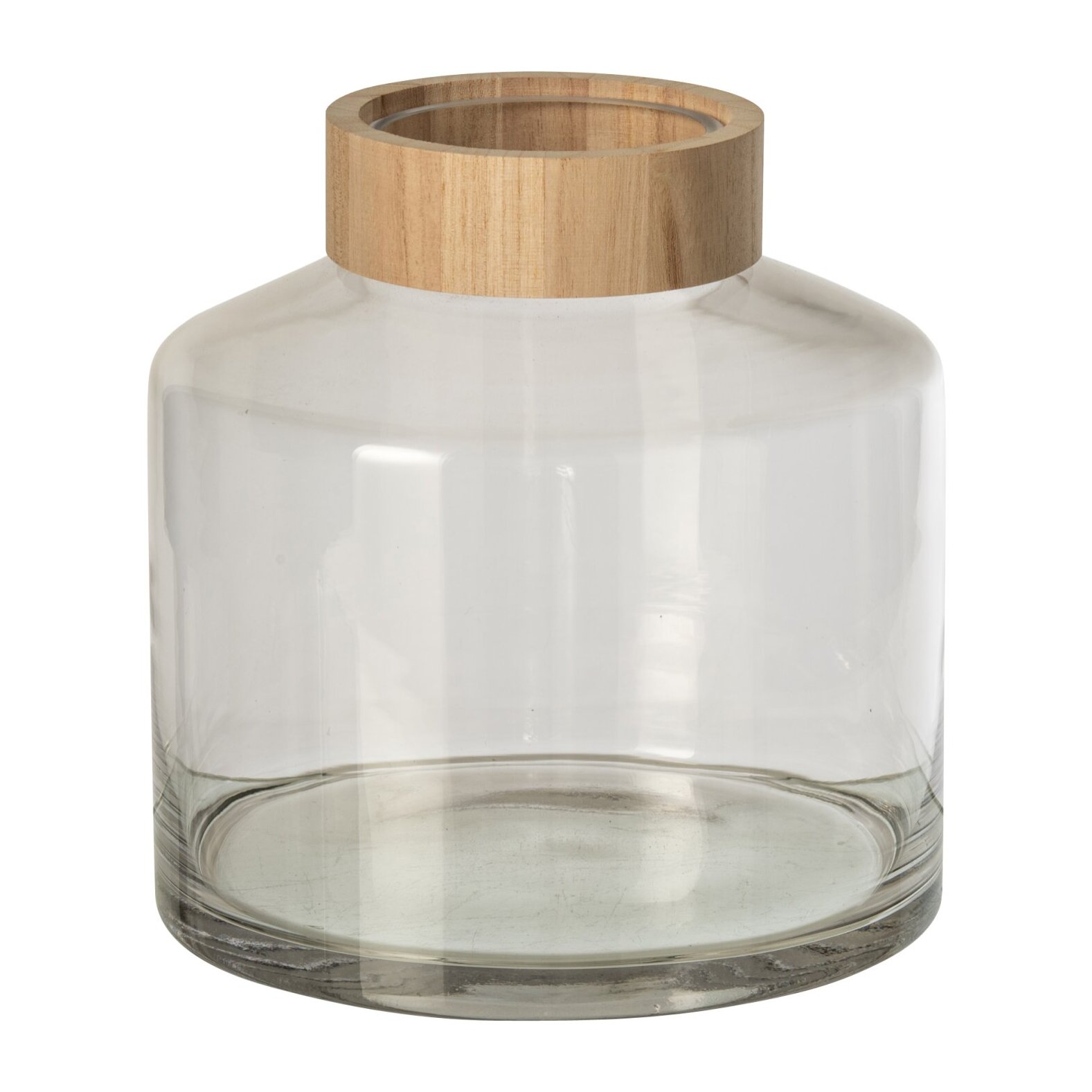 J-Line vase - verre - naturel/transparent