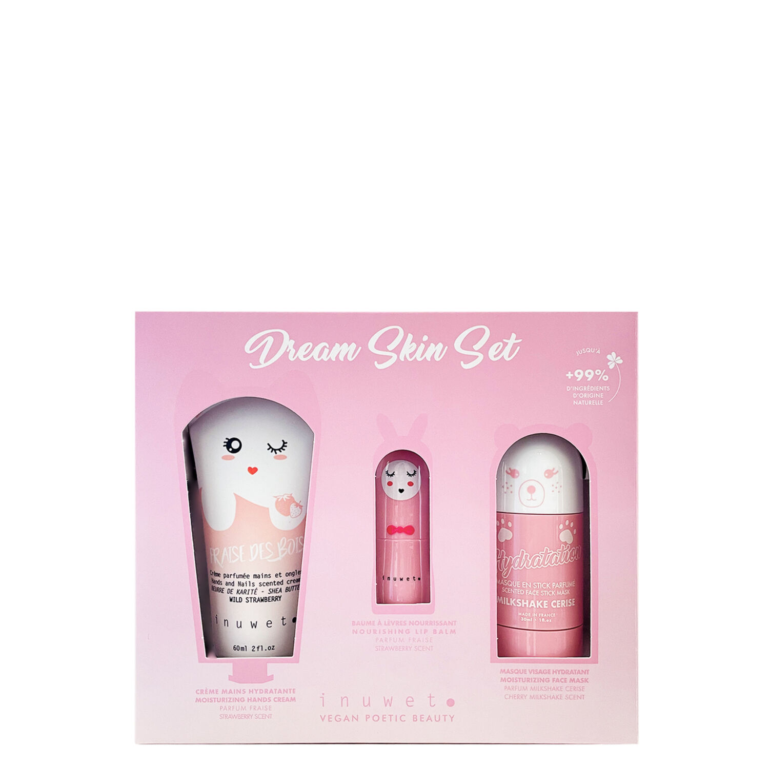 Dream Skin Rose - Coffret Crème Mains 60 ml + 2 Produits