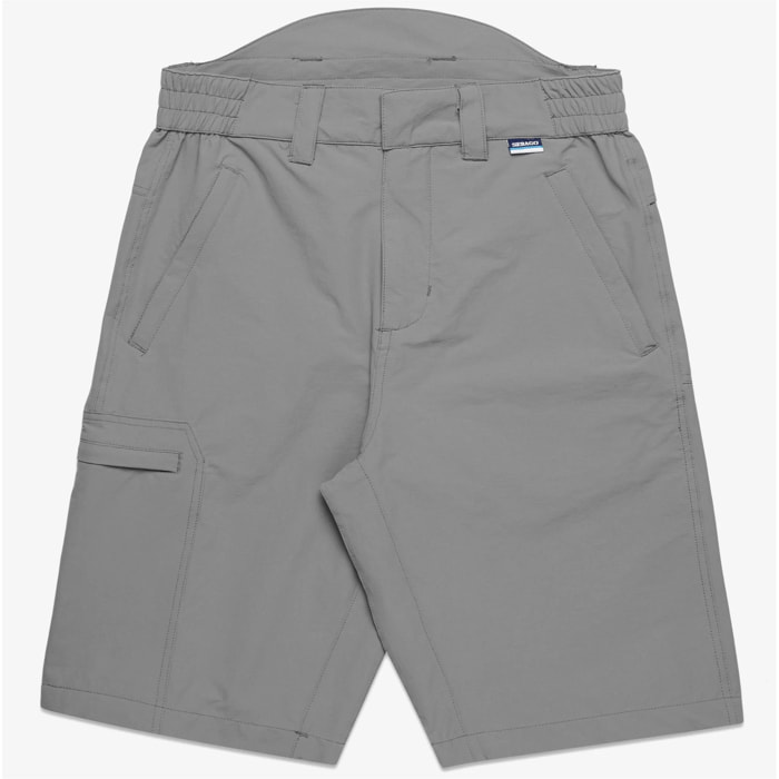 Sebago - Pantaloni Corti Uomo Donna Grigio - Crew Cargo