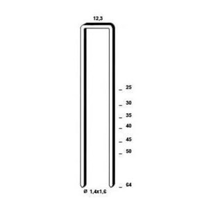 Agrafes S4/16NC BOSTITCH - L.50 mm - Boite de 10000 - 1165001Z