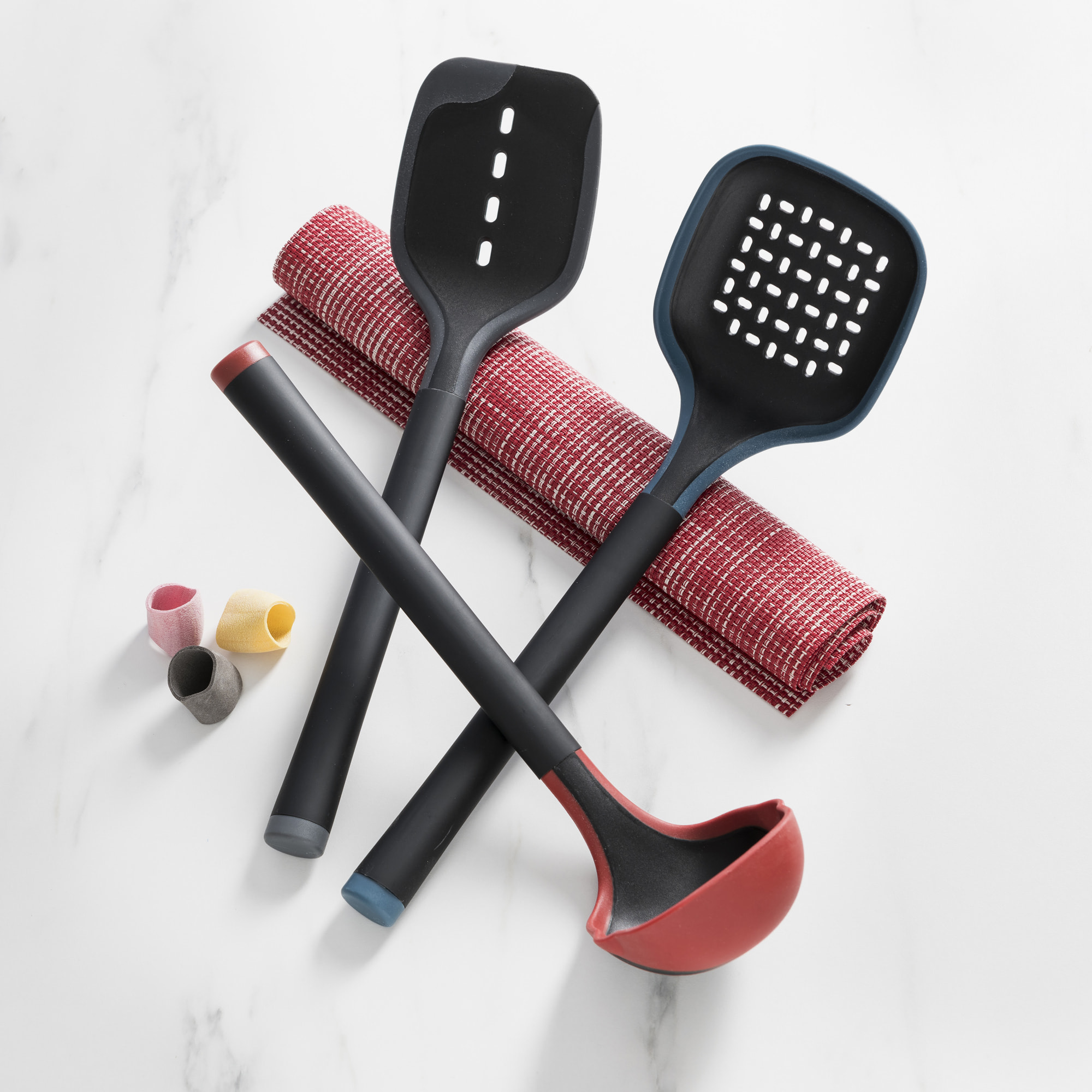 Set utensilios de cocina 3pc silicona, colección Essence Bergner