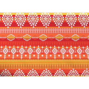 Completo Lenzuola 100% Cotone Incas Arancio