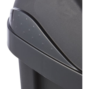 Cubo de Basura con Tapa Basculante, Swantje, Gris grafito