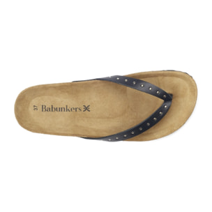 SANDALO TARIFA BABUNKERS NERO