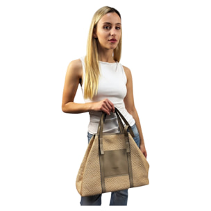 Bolso de Hombro Cheval Firenze Formentera New Gris Pardo