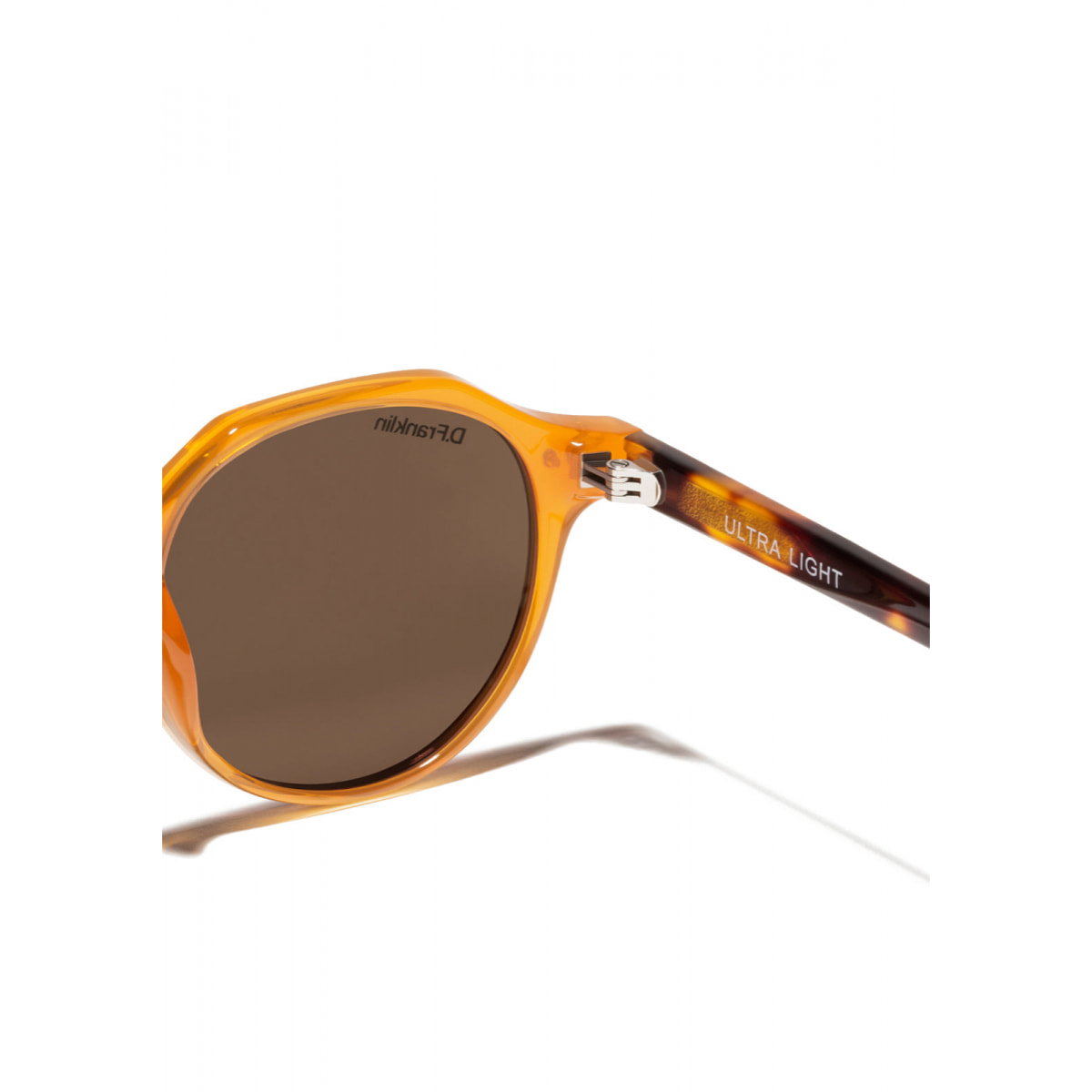 Gafas de Sol Ultra Light S Round Amber / Brown D.Franklin