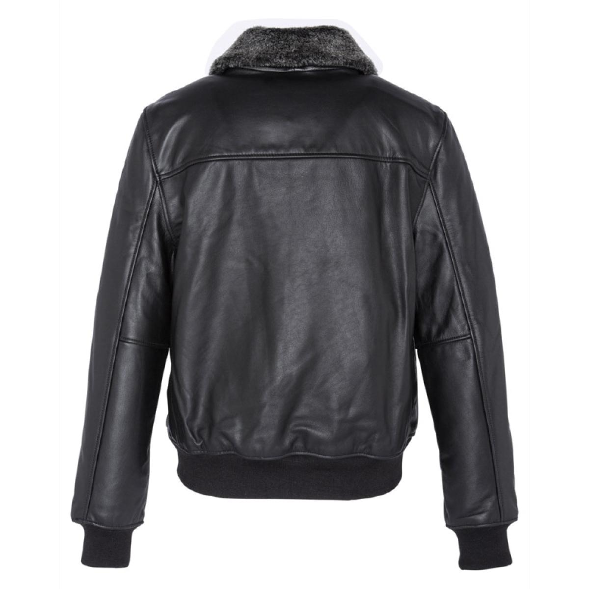 LC930D PILOT JACKET COWHIDE Nero